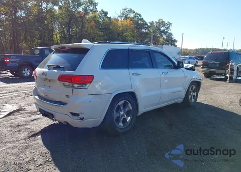 2014 Jeep Grand Cherokee Overland из США, поврежденный, VIN 1C4RJFCG7EC380766